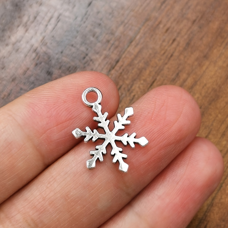 21pc Snowflake Pendant Christmas Charm Jewellery Set